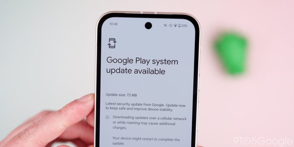 Google fixing ‘Failed’ Play system update on Android 16