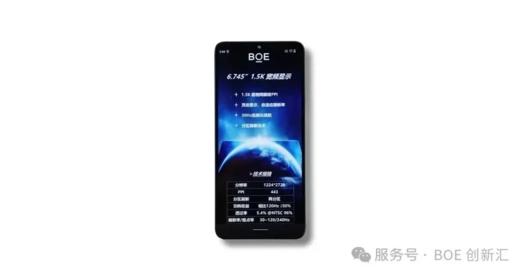BOE’s New LCD Display Brings High-End Features to Budget Phones