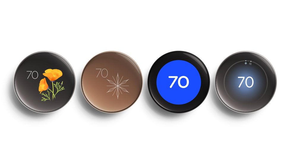 Nest Thermostat (4th Gen) Gets Neat New Farsight Faces