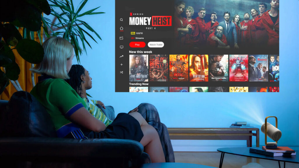 This projector aims to be your cinema and social hub