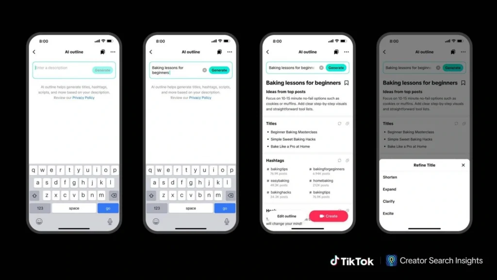 TikTok Launches New AI Features to Help Creators Plan and Edit Content