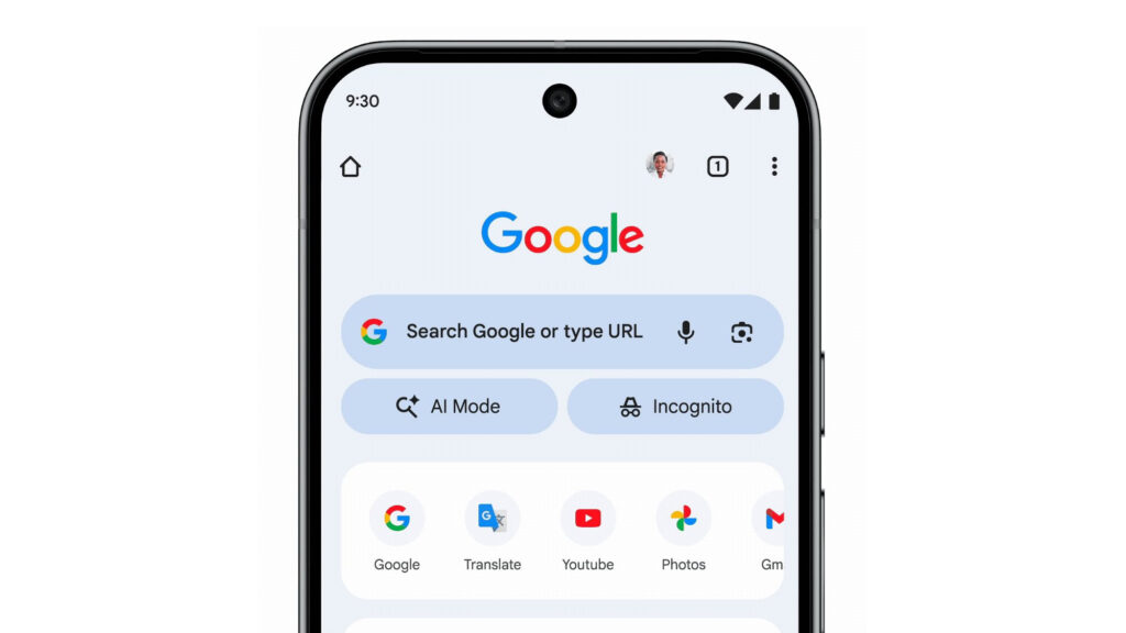 Google Puts AI Front and Center in Chrome (Literally)