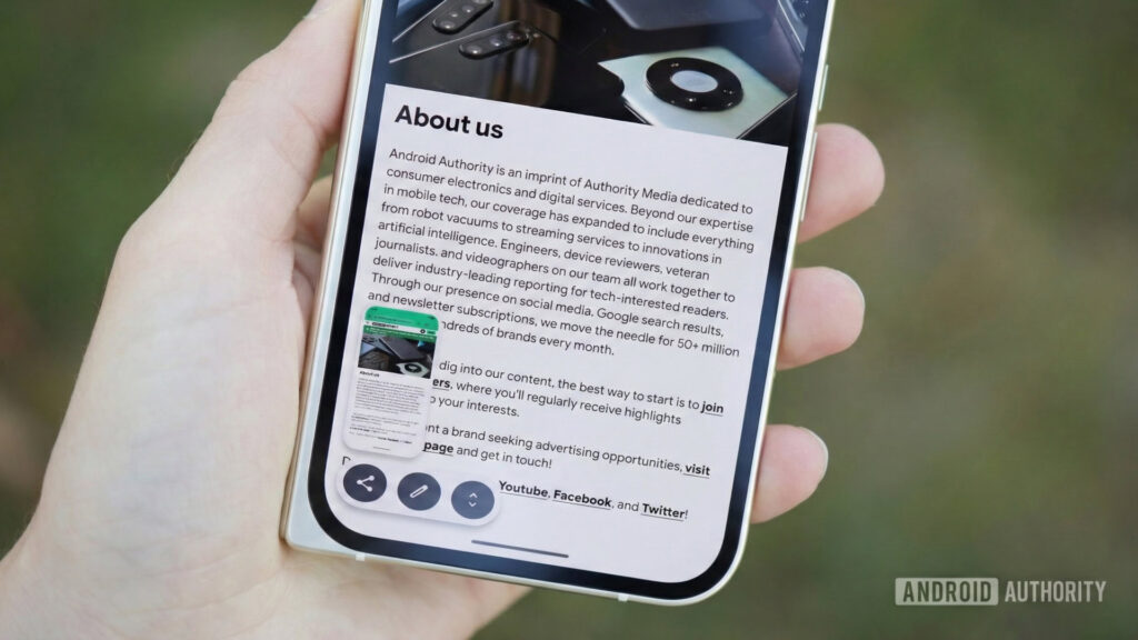 Android is fixing the most annoying part of taking scrolling screenshots