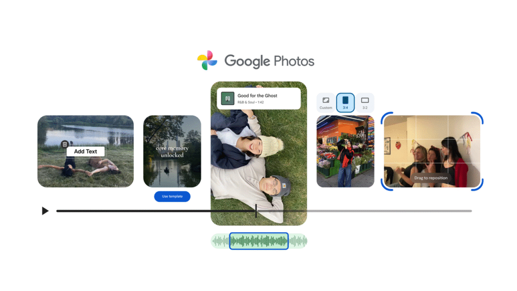 Google Photos introduces customizable video editing tools for year-end highlight reels