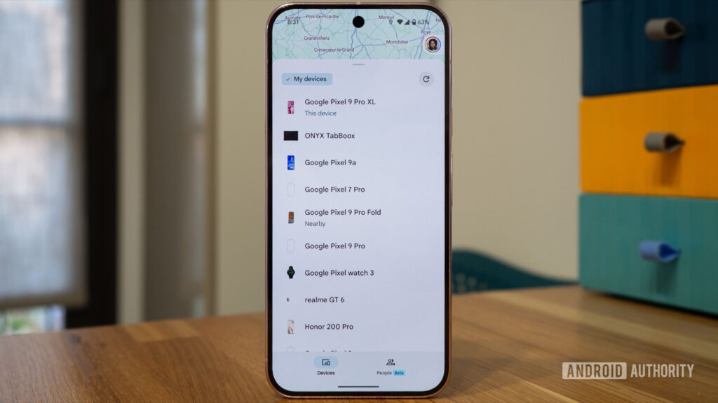 Find Hub is finally starting to take proper advantage of Google Maps (Updated)
